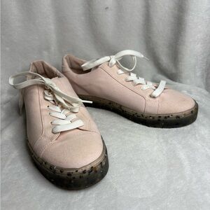 Steve Madden Blush Sneakers with White Laces